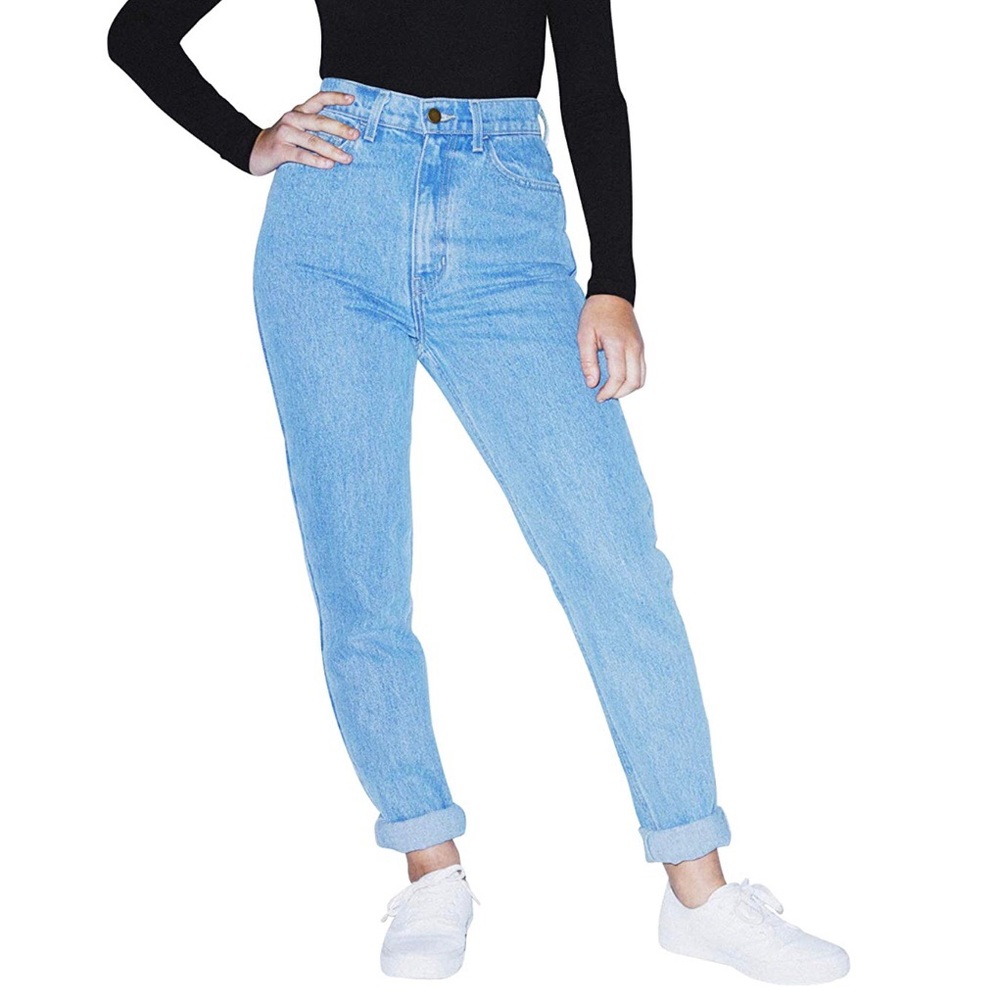 American Apparel high waisted jeans
